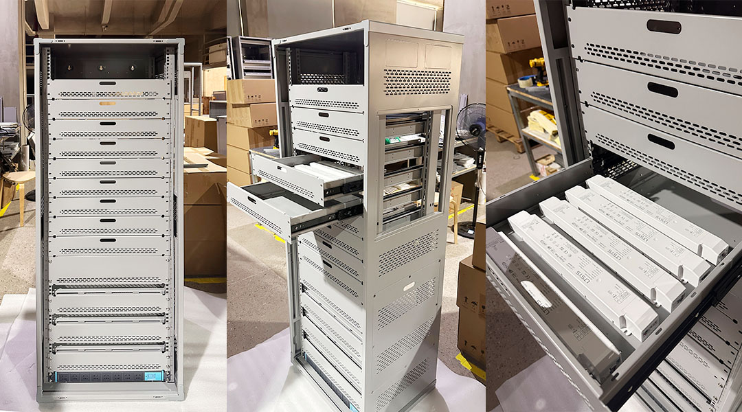 驅(qū)動+強電一體化解決方案：來看瑪徳克創(chuàng)新1.6米設(shè)備中心定制箱。